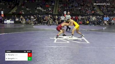 133 lbs Prelims - Dillon Murphy, Harvard vs Brock Bergelin, Central Michigan