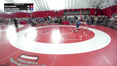 110 lbs Champ. Rd Of 16 - Kayla Pastika, Owatonna Wrestling Association vs Valeria Pesantes, The Wrestling Academy