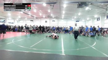 160 lbs Quarterfinal - Preston Jaros, Revival Orange-MS vs Corbin Bissett, Ohio Dynasty Elite