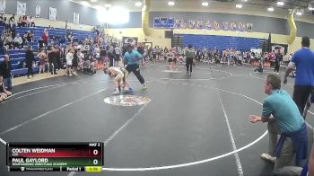 61 lbs Quarterfinal - Colten Weidman, C2X vs Paul Gaylord, Spartanburg Wrestling Academy