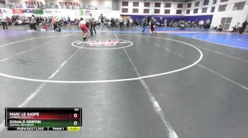 157 lbs Champ. Round 3 - Donald Griffin, Central Methodist vs Marc Le Gaspe, Cumberlands (Ky.)