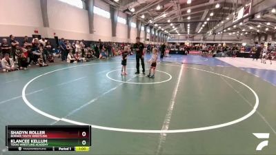 55 lbs Champ. Round 1 - Shadyn Roller, Borger Youth Wrestling vs Klancee Kellum, Texas Wrestling Academy