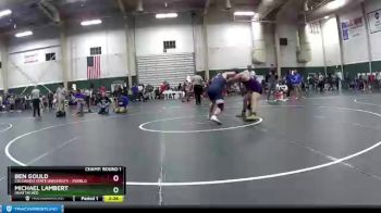 197 lbs Champ. Round 1 - Ben Gould, Colorado State University - Pueblo vs Michael Lambert, Unattached
