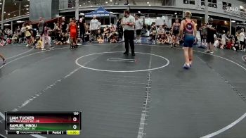 130 lbs Semis (4 Team) - Samuel Mbou, Wrecking Crew vs Liam Tucker, Buffalo Valley WC