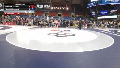 120 lbs Champ. Rd Of 32 - Taegan Leavitt, UT vs Dominic Olson, NE