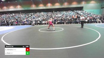 138 lbs Round Of 32 - Cahill Simons, Spanish Fork vs James Ruiz, Esperanza