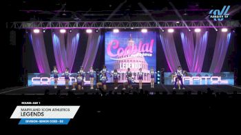 Maryland Icon Athletics - Legends [2025 L4 Senior Coed - D2 Day 1] 2025 Coastal at the Capitol Grand Nationals