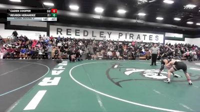 132 lbs Cons. Round 2 - Caden Cooper, Cabrillo vs Reuben Herandez, St. Joseph