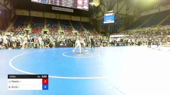 120 lbs Rnd Of 128 - Jermaine Peace, South Carolina vs Anthony Ruzic, Illinois