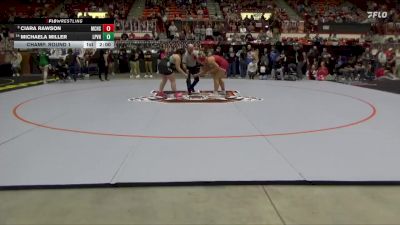 235 lbs Champ. Round 1 - Ciara Rawson, McPherson HS vs Michaela Miller, LaCygne-Prairie View Hs