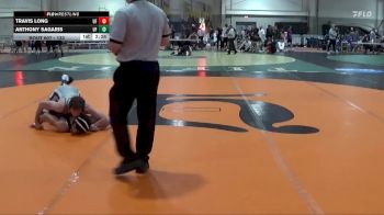 133 lbs Semifinal - Anthony Sagaris, Lake Erie College vs Travis Long, Bellarmine
