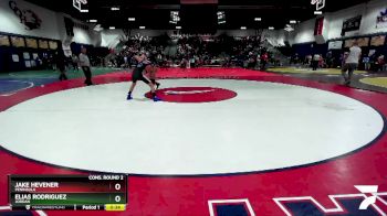 126 lbs Cons. Round 2 - Jake Hevener, Peninsula vs Elias Rodriguez, Jordan