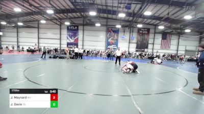 170 lbs Consi Of 8 #2 - Jameson Maynard, WV vs Jackson Davis, TN