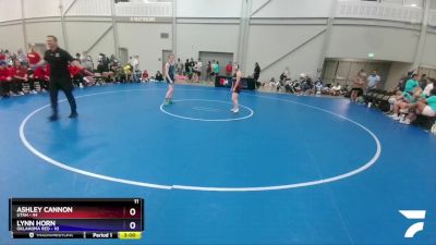 127 lbs Placement Matches (8 Team) - Ashley Cannon, Utah vs Lynn Horn, Oklahoma Red