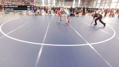 155 lbs Cons. Quarters - Ema Carpenter, Tri Cities Wrestling Club vs Tairen Lee, Team Aggression Wrestling Club