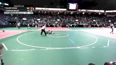 70 lbs Champ. Round 2 - Elliott Stroh, NWW2 vs Cashton Miller, RIKA