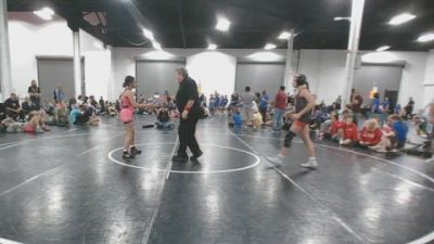 120 lbs 3rd Place - Lennox Deringer, PA West Black - GK12E vs Taina McGowan, The U - GK12E