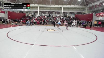 215 lbs Quarterfinal - Peter Mocco, Cardinal Gibbons vs Ty Brown, Chattanooga Christian