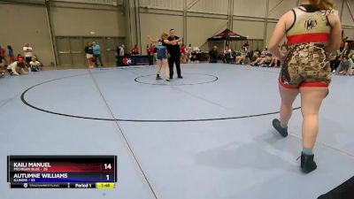 170 lbs Round 1 (8 Team) - Madison Ward, Michigan Blue vs Valerie Hamilton, Illinois