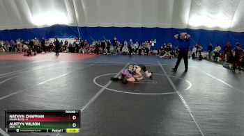 76 lbs Round 1 (3 Team) - Nathyn Chapman, Killer Elite vs Austyn Wilson, DWA