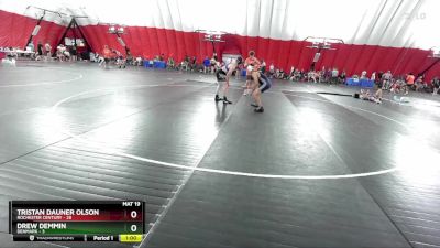 151-154 lbs Round 2 - Tristan Dauner Olson, Rochester Century vs Drew Demmin, Denmark