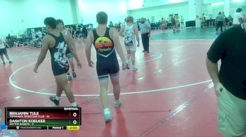 215 lbs Semis & 1st Wrestleback (8 Team) - Benjamin Tule, Tomahawk Wrestling Club vs Dashton Koelker, Dayton Bandits