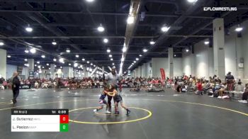 37 lbs Rr Rnd 3 - Jodeci Gutierrez, New Mexico Savages vs Layla Pasion, Grapplers HI