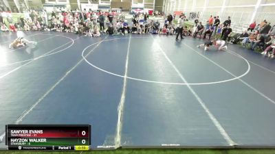 65 lbs Semis & 1st Wrestleback (8 Team) - Hayzon Walker, Stansbury vs Sawyer Evans, Team Prestige