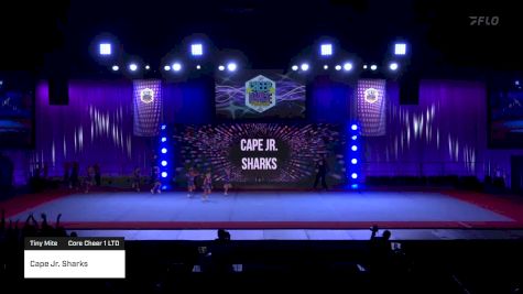 Cape Jr. Sharks [2022 Tiny Mite Core Cheer 1 LTD] 2022 Pop Warner National Cheer & Dance Championship