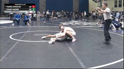 139 lbs 3rd Place - Yandel Morales, Lake Highland Prep vs Chase Hansen, Lower Cape May