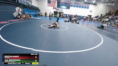 157 lbs Cons. Round 2 - Gus Bertagnole, Natrona County vs Weston Ennist, Laramie