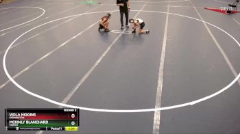 84 lbs Round 2 - McKinly Blanchard, Triton vs Viola Higgins, Farmington