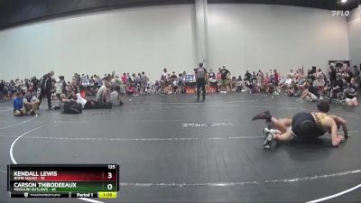 125 lbs Round 4 (10 Team) - Kendall Lewis, Bomb Squad vs Carson Thibodeeaux, Missouri Outlaws