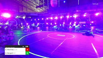 156 lbs Quarterfinal - Daniel Martinez, Alamosa Wrestling vs Quentin Bergant, Mat Burners WC