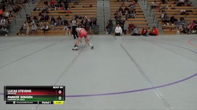 85 lbs 1st Place Match - Parker Wingen, Legends Of Gold vs Lucas Stevens, MN Elite