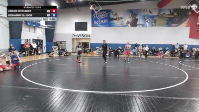 110 lbs Abram Whitaker, North Carolina Blue vs Benjamin Ellison, North Carolina Red