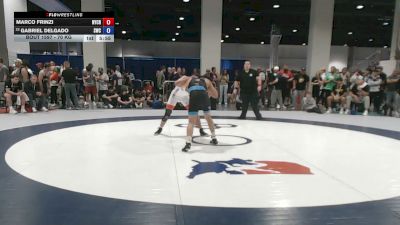 70 kg Champ. Rd Of 64 - Marco Frinzi, New York City RTC vs Gabriel Delgado, SOUTHWEST WRESTLING CLUB