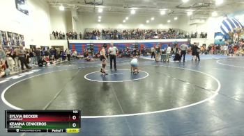 165 lbs Quarterfinal - Sylvia Becker, Sandpoint vs KeAnna Ceniceros, Caldwell