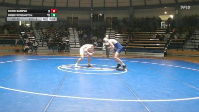 184 lbs Finals (2 Team) - Drew Withington, Pratt Community College vs David Sample, Cowley College