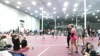 128 lbs Rr Rnd 7 - Reese Montgomery, Central Pennies vs Erin Talmadge, Kraken Blue - Girls