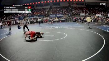 D 1 215 lbs Cons. Round 2 - Kale Messer, Zachary vs Tristan Dubose, Chalmette