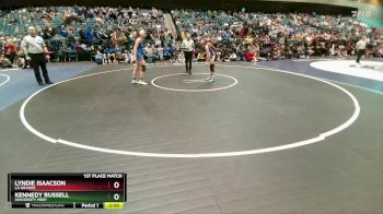 120 lbs 1st Place Match - Kennedy Russell, University Prep vs Lyndie Isaacson, La Grande