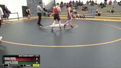 JV-11 lbs Round 5 - Brennen Wohlers, Western Dubuque vs Colin Vaughn, Burlington Notre Dame