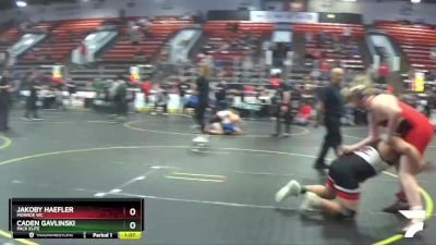 220 lbs Cons. Round 2 - Caden Gavlinski, Pack Elite vs Jakoby Haefler, Monroe WC