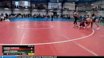 174 lbs Quarterfinal - Logan Shramek, Rochester Community & Tech. College vs Carter Sorenson, Augsburg