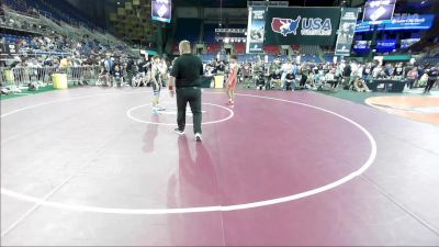 113 lbs Cons 64 #2 - Braiden Bartlett, TX vs Mateo Gallegos, PA