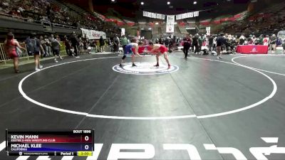 70 lbs Cons. Round 1 - Kevin Mann, Exeter X-Men Wrestling Club vs Michael Klee, California