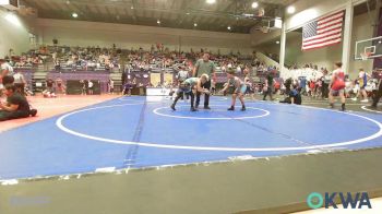 80 lbs Quarterfinal - Kian Rodriguez, Honey Badgers Wrestling Club vs Ross Stegeman, Raw Wrestling Club