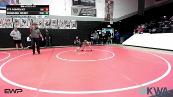 52 lbs Rr Rnd 1 - Tyr Rodriquez, Salina Wrestling Club vs Theodore Mosby, Wyandotte Youth Wrestling