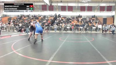 285 lbs Consi Of 8 #1 - Demetres Holley, Braintree vs Ryan Giordano, Shawsheen